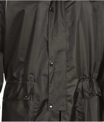 Vista 6 de Double-s - Abrigo de lluvia para hombre Negro