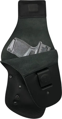 Vista 22 de Urban Carry LockLeather Funda G3 Holster - Diseño híbrido de cuero/polímero para ocultación óptima Disponible en tamaños Cadete, Trooper, Teniente