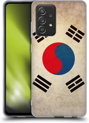 Vista 22 de Head Case Designs Australia Australian Vintage Flags - Funda de gel suave compatible con Galaxy A52 / A52s / 5G (2021)