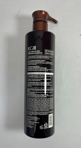 Vista 5 de RG3 RGIII PREMIUM CHAMPÚ CLÍNICO DE PÉRDIDA DE CABELLO (UNA BOTELLA)