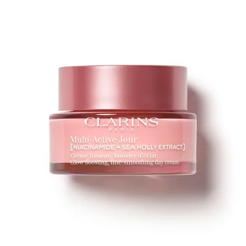 Vista 12 de Clarins Hidratante de día multiactivo con niacinamida Suaviza las líneas finas Aprieta visiblemente los poros Tono y textura uniformes