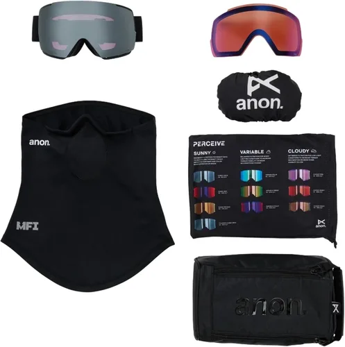 Vista 2 de Anon Gafas de nieve M5 + lente adicional + máscara facial MFI