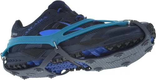 Vista 5 de Kahtoola Calzado de tracción NANOspikes de 1ª generación para correr y caminar en invierno en carretera Negro