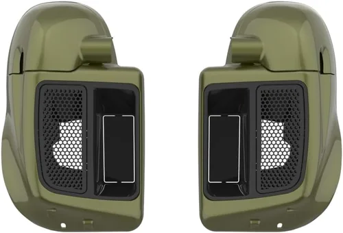 Vista 33 de Kits de calentadores de piernas con ventilación y combinación de color con guantera para Harley Davidson Touring Street Road King Glide FLTR 2014