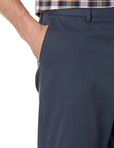 Vista 3 de Tienda Essentials Pantalón chino de corte recto resistente a las arrugas, sin pinzas
