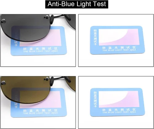 Vista 4 de YIMI 2 pares de lentes de lectura bifocales con luz azul, protección UV400, lentes de sol deportivos de doble uso para hombres y mujeres