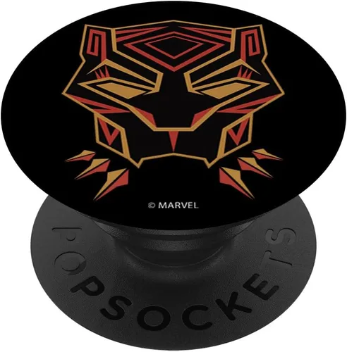 Vista 6 de Marvel Black Panther - Máscara PopSockets MagSafe PopGrip para iPhone