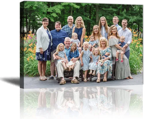 Vista 12 de LZIMU Impresiones de lienzo personalizadas con tus fotos, imágenes personalizadas de 4 x 6 pulgadas a lienzo para pared, personaliza tus fotos, arte
