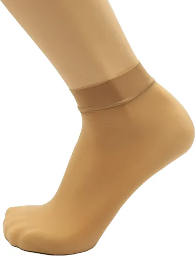 Vista 2 de 5 pares de calcetines de tobillo de seda de hielo para hombre