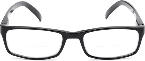 Vista 2 de Readers Readers.com Gafas de lectura: El Vancouver bifocal, estilo rectangular de plástico para hombres y mujeres