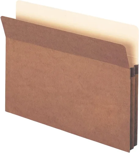Vista 10 de Smead Bolsillo para archivo, pestaña de corte recto, expansión de 1-3/4 pulgadas, tamaño carta, azul, 25 por caja (73215)