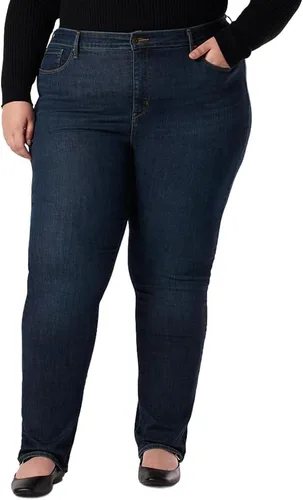 Vista 6 de Levi Strauss Signature Gold Jeans rectos totalmente moldeadores para mujer (Nuevo) Espaciado