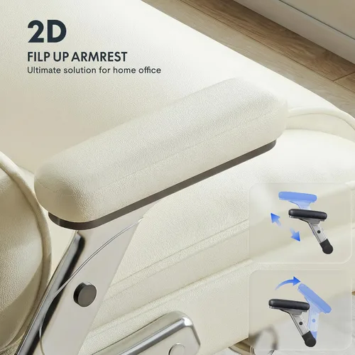 Vista 8 de FLEXISPOT Silla de oficina grande y alta de 600 libras para personas pesadas, silla de escritorio de computadora resistente con soporte lumbar