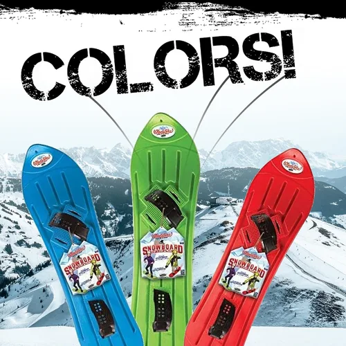 Vista 7 de El original Sledsterz Geospace para niños principiantes tabla de nieve para la diversión invernal en la nieve, con fijaciones ajustables de entrada