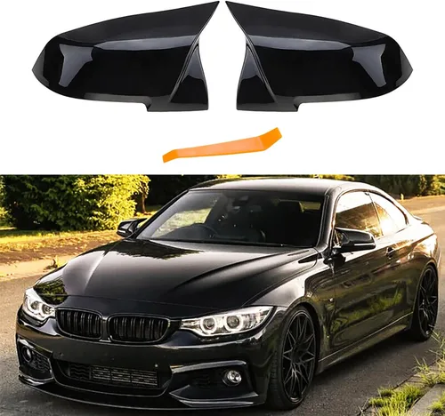 Vista 10 de Cubiertas de espejo de puerta, tapas de repuesto para espejo retrovisor compatible con BMW F20 F22 F23 F30 F31 F32 F33 F36 F87 M2 X1 E84