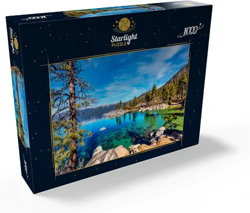 Vista 2 de MyPuzzle Sand Harbor Lake Tahoe - Rompecabezas prémium de 1000 piezas para adultos