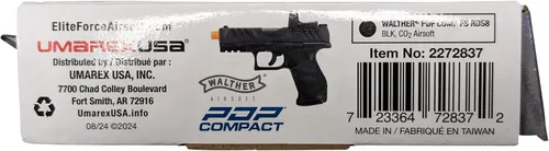 Vista 9 de Walther PDP Compact Optics-Ready - Pistola de aire comprimido con balines de 6mm BB, con mira punto rojo RDS8