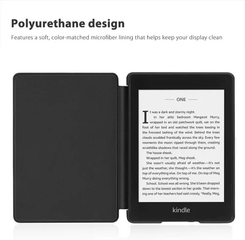 Vista 6 de TNP - Funda delgada para Kindle Paperwhite de 10ª generación, 2018 flor de Almond Blossom