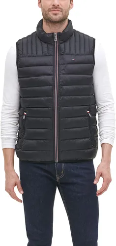 Vista 3 de Tommy Hilfiger - Chaleco acolchado plegable ligero para hombre