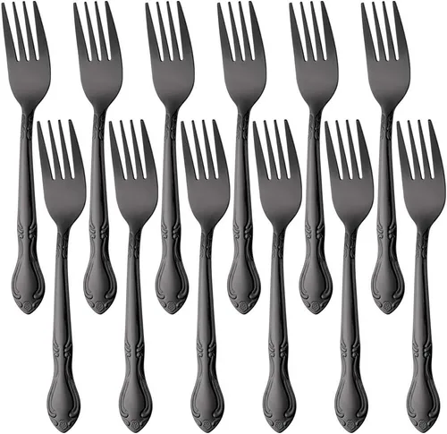 Vista 72 de Cucharas de sopa, cucharas redondas de acero inoxidable para caldo con borde de flor, juego de 12 piezas de acero inoxidable para café, azúcar