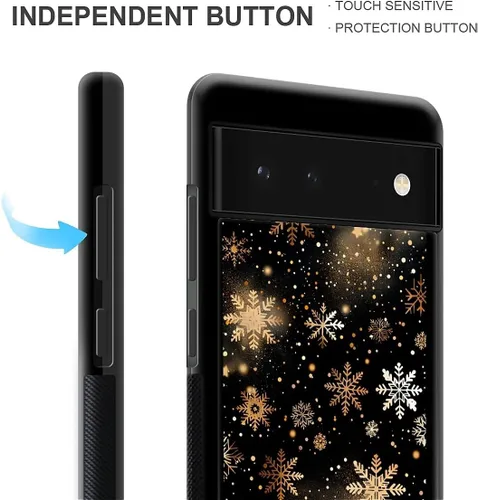 Vista 1583 de Compatible con Google Pixel 4A 5G Mobile Case Creative Acrylic Panel trasero Silicona Protección Grip especialmente diseñado para Google Pixel 4A 5G