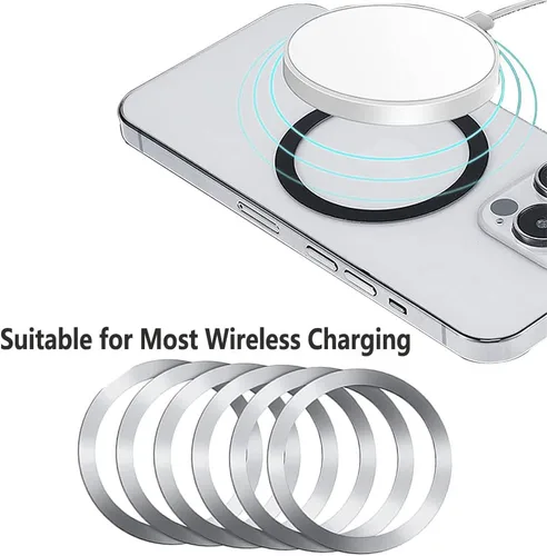 Vista 7 de Kinizuxi Anillos magnéticos, paquete de 6 compatibles con fundas Mag-Safe