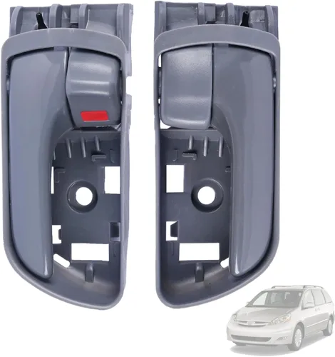 Vista 9 de 69206-AE010 69205-AE010 Manija interior de puerta compatible con Toyota Sienna 2004 2005 2006 2007 2008 2009 2010 Reemplazo 69206-AE010-B1 Manija