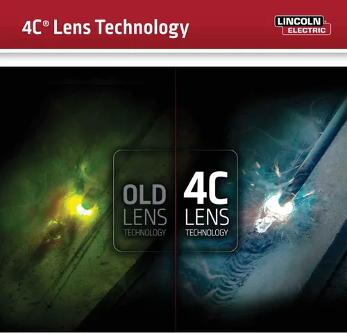 Vista 4 de Lincoln Electric ArcSpecs K4643-1 - Gafas de oscurecimiento automático, tecnología de lentes 4C, color negro