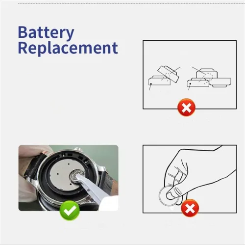 Vista 3 de SKOANBE Baterías de botón de reloj LR754 309/393 ag5 1.5V para láser (paquete de 10)