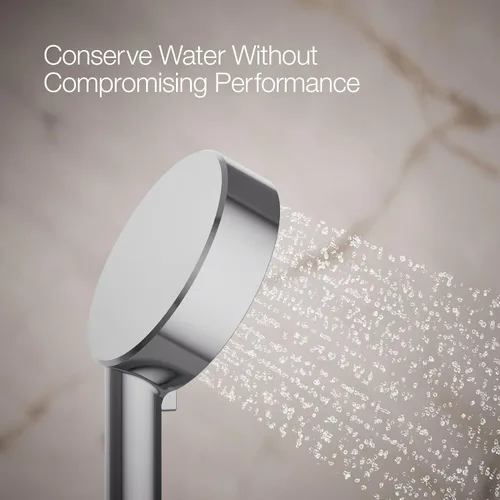 Vista 4 de Kohler 72415-H-CP Awaken® G110 Ducha de mano de tres funciones, 1,5 gpm, cromo pulido