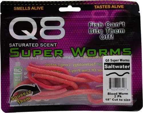 Vista 9 de Q8 Super Bait Super Worms Blanco perla
