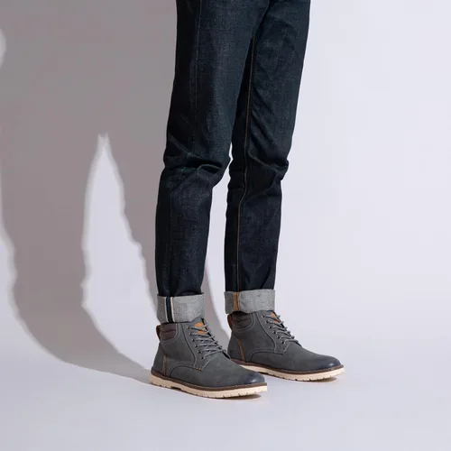 Vista 6 de Vostey - Botas de senderismo para hombre, de estilo casual, resistentes al agua, tipo chukka