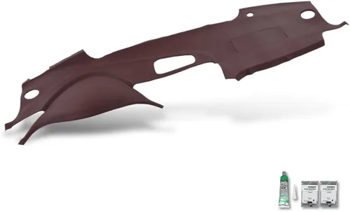 Vista 12 de GRAND ORANGE Bisel moldeado de TPE para tablero de instrumentos, compatible con Chevy Cavalier 1995-2005, cubierta de tablero, beige