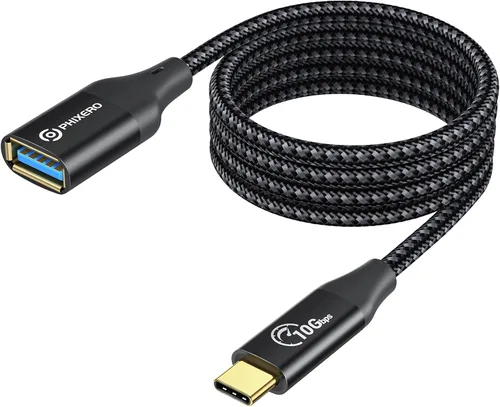 Vista 7 de PHIXERO Adaptador USB-C a USB-A, 10Gbps, compatible con MacBook, iPad Pro, Samsung Galaxy