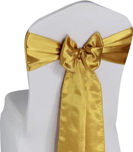 Vista 10 de WELMATCH Lazos de satén rosa rubor para silla, 50 unidades, lazos para sillas de decoración de banquetes de boda, fiesta, evento (rosa rubor, 50)