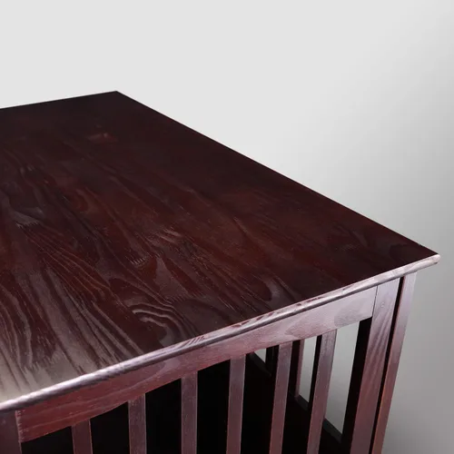 Vista 6 de Casual Home - Jaula grande de madera para mascotas New Espresso