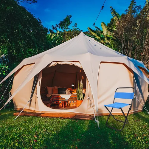 Vista 2 de Luxshiny Silla plegable pequeña ligera portátil al aire libre plegable taburete de camping con marco diseño ergonómico para adultos de pesca y uso