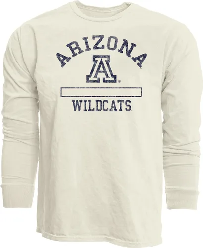 Vista 20 de Blue 84 NCAA Camiseta unisex-adulto de manga larga con licencia oficial de la NCAA, teñida en anillos, color marfil