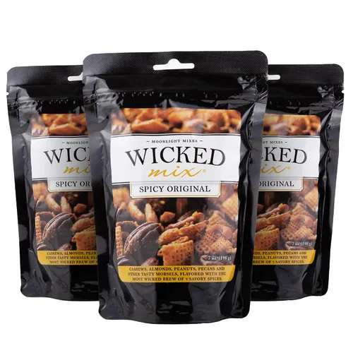 Vista 13 de Wicked Mix Mezcla de Aperitivos con Frutos Secos Mixtos - Aperitivos Dulces y Salados Mezcla Trail Mix Paquetes de Aperitivos con Almendras