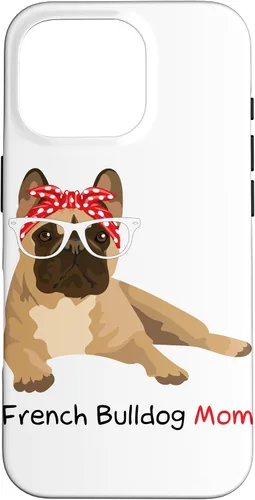 Vista 20 de French Bulldog Mom Bandana Womens Frenchie Case for iPhone 17