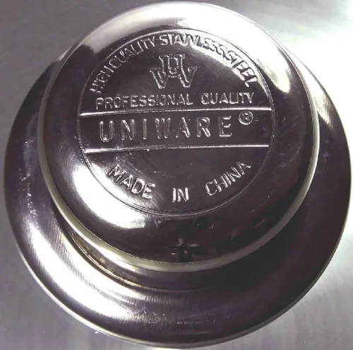 Vista 6 de Uniware Caldero de aluminio de calibre pesado con tapa de aluminio, plata, pequeño