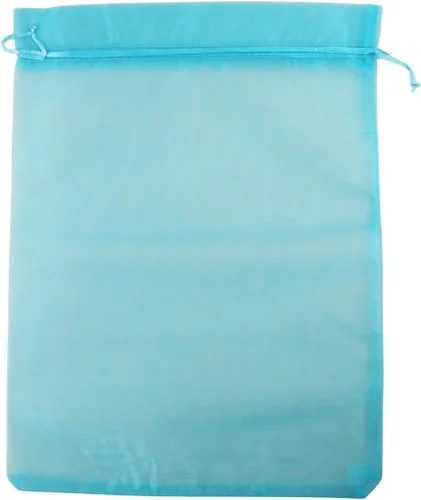 Vista 16 de 8 x 12 pulgadas 100 piezas bolsas con cordón de tela de organza bolsa de regalo de joyería bolsa de caramelo favores de boda B231 (verde manzana)