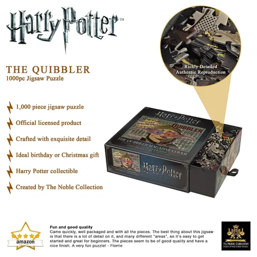Vista 3 de The Noble Collection Harry Potter Quibbler - Portada de la revista Puzzle