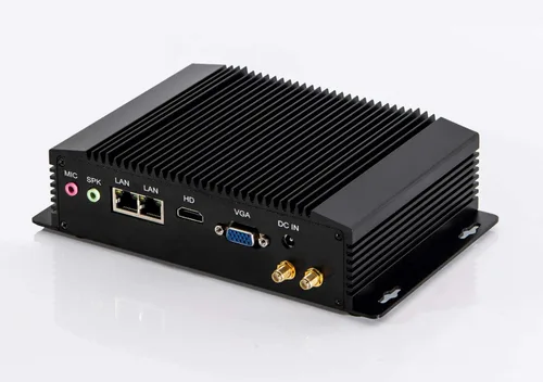 Vista 2 de KINGDEL Mini PC Intel Pentium N3520/Celeron N2920 4 núcleos 4 GB DDR3 RAM 64 GB SSD Windows 11 Pro sin ventilador industria empresarial computadora