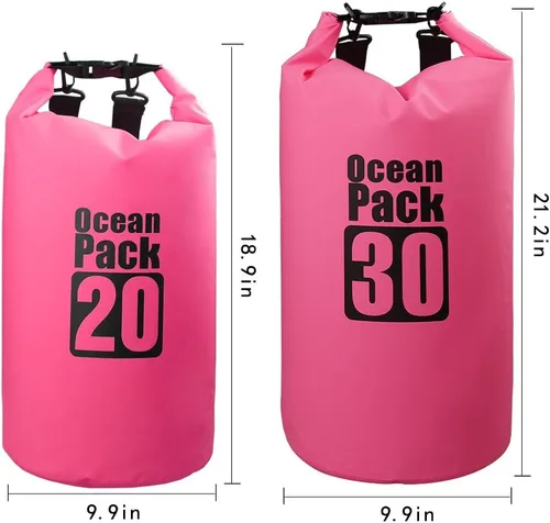 Vista 2 de Bolsa seca flotante impermeable Bear Outdoor, para canotaje, kayak, senderismo, snowboard, acampada, rafting, pesca y excursionismo