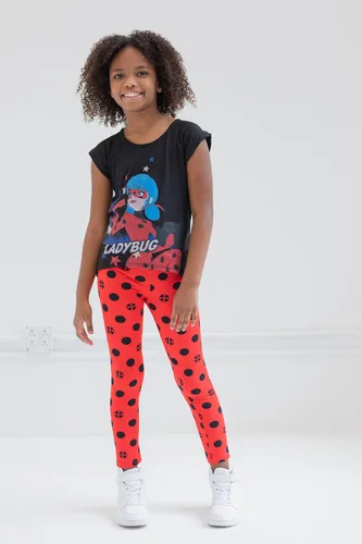Vista 4 de Miraculous Ladybug Cat Noir - Conjunto de 4 piezas camiseta sin mangas y pantalones cortos