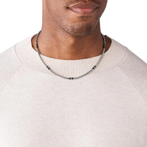 Vista 4 de Fossil Collar de acero inoxidable para hombre