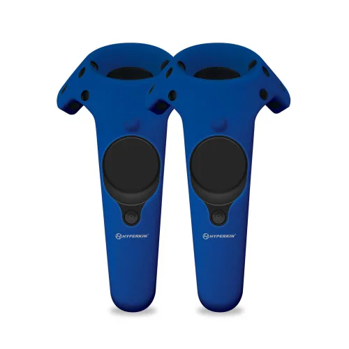 Vista 3 de Hyperkin GelShell Controller Silicone Skin for HTC Vive Pro/ HTC Vive (Blue) (2-Pack)