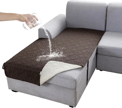 Vista 18 de Genina Juego de 2 Fundas de Reposabrazos para Sofá 100% Impermeables, Fundas para Reposabrazos de Sofá, Sillón, Protectores Antideslizantes