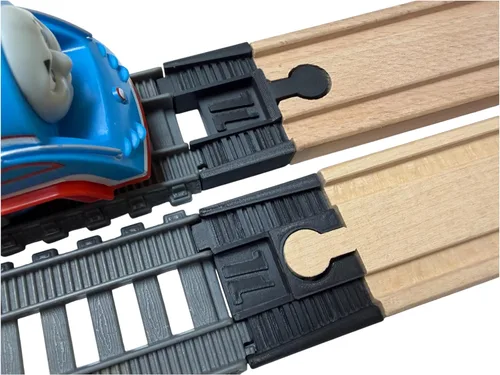 Vista 10 de TrainLab Adaptadores, compatibles con Thomas & Friends Trackmaster Gray 2014 y pistas de ferrocarril de madera, accesorios esenciales Trackmaster